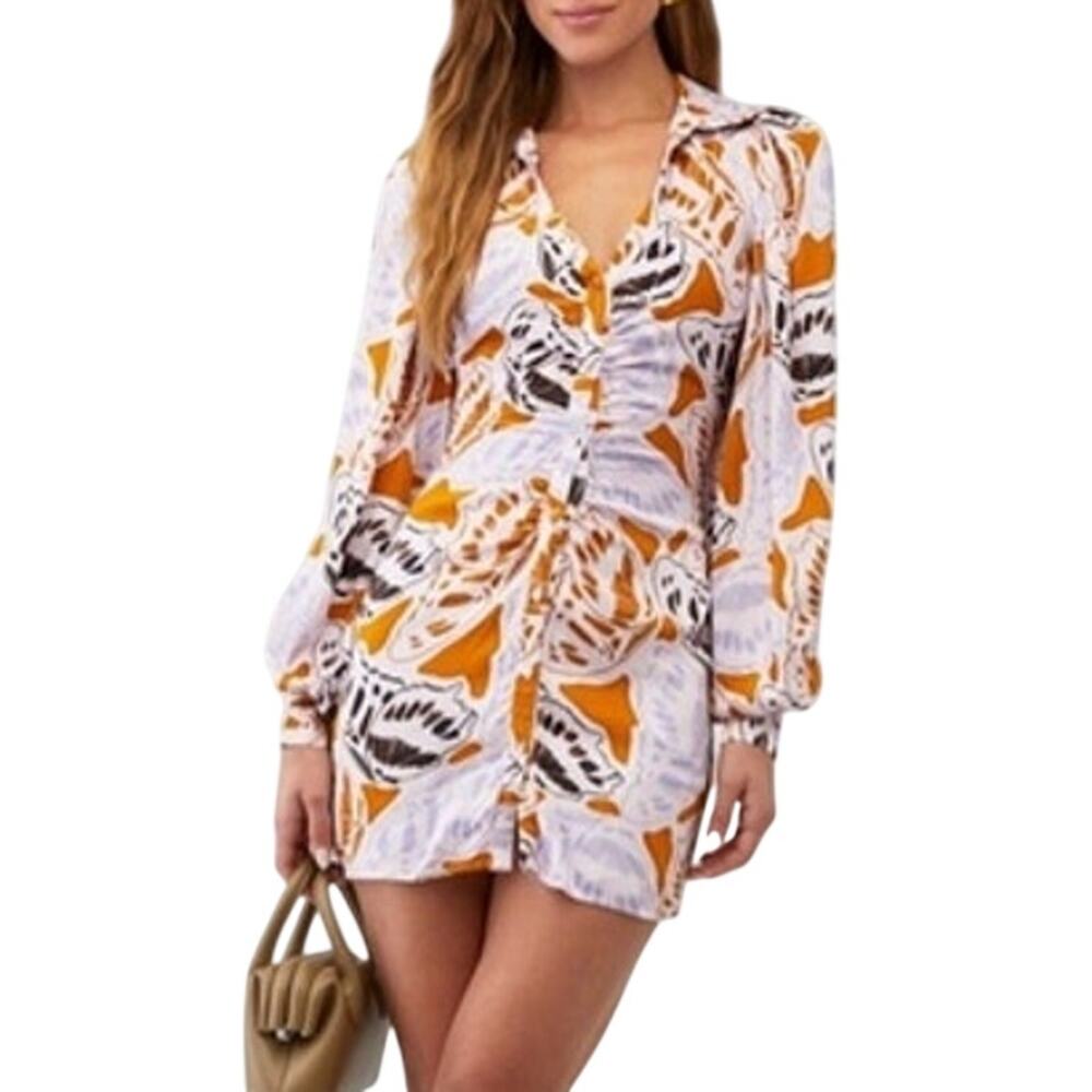 For Love & Lemons Esmeralda Mini Dress Multi Color Women's Size XS EUC